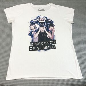 5SOS 5 Seconds Of Summer Shirt Juniors 2X /fits L 2016 Tour Band Concert Graphic
